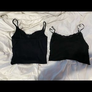 Black Cropped Tank Top Bundle